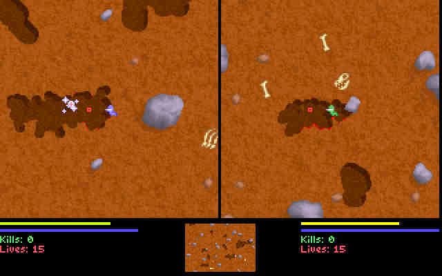 Liero screenshot 2