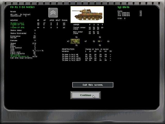 Steel Panthers: World At War screenshot 6
