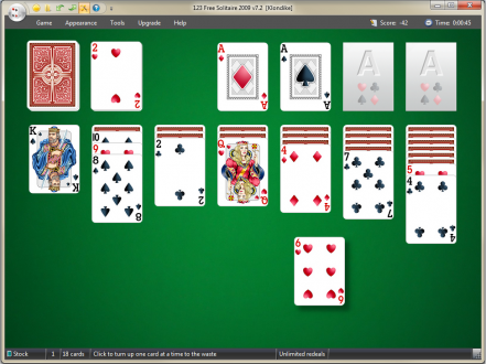 123 Free Solitaire - Spider One Suit Solitaire