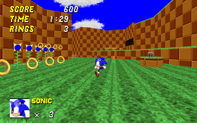 Sonic 3d Blast Remake - Free Addicting Game